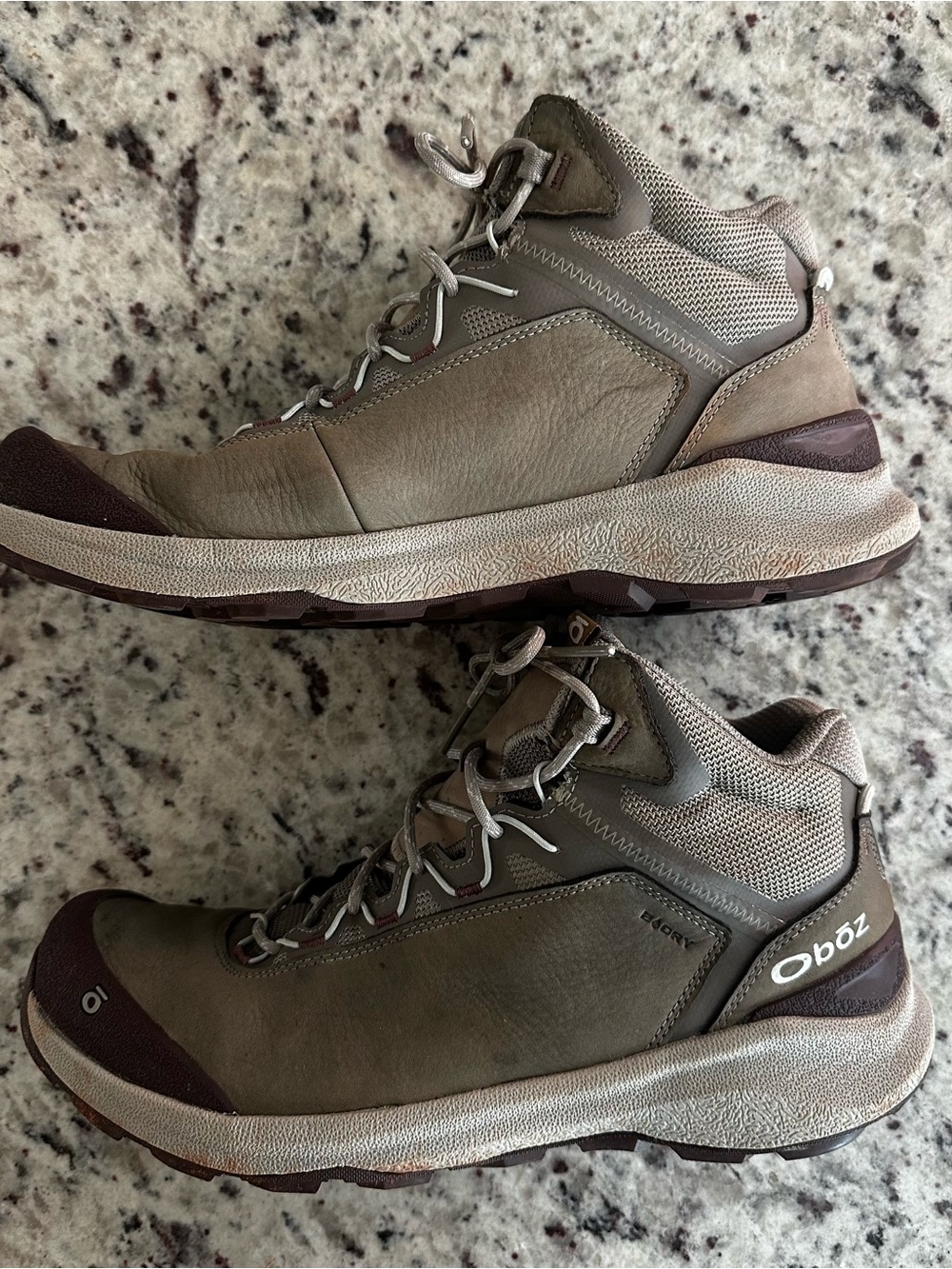 Obōz Mens Cottonwood Mid B-dry Hiking Shoes Size 10.5